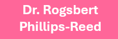 Sponsor Logo for Dr. Rogsbert Phillips-Reed