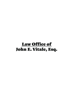 Sponsor Logo for John Vitale, Esq.