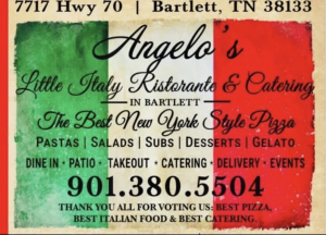 Sponsor Logo for Angelo’s Little Italy Ristorante & Catering in Bartlett