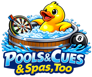Sponsor Logo for Pools & Cues & Spas, too