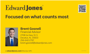 Sponsor Logo for Brent Gosnell - Edward Jones Financial Advisor