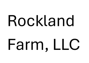 Sponsor Logo for Rockland Farm, LLC