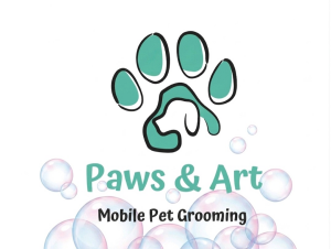 Sponsor Logo for Paws & Art Mobile Pet Grooming