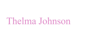 Sponsor Logo for Thelma Johnson