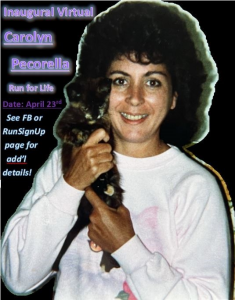 Carolyn Pecorella Virtual Run 4 Life home