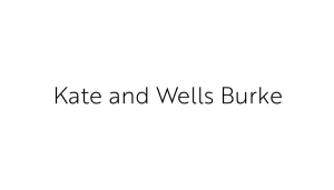 Sponsor Logo for Kate and Wells Burke
