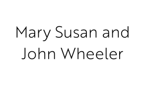 Sponsor Logo for Mary Susan and John Wheeler