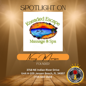 VICTORIA'S WARRIORS SPONSOR SPOTLIGHT Logo for Kneaded Escape Massage & Spa