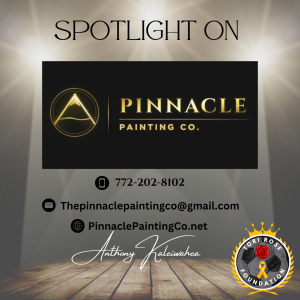 VICTORIA'S WARRIORS SPONSOR SPOTLIGHT Logo for Pinnacle Painting Co.