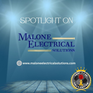VICTORIA'S WARRIORS SPONSOR SPOTLIGHT Logo for Malone Electrical