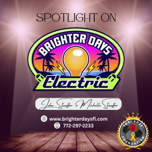 VICTORIA'S WARRIORS SPONSOR SPOTLIGHT Logo for Brighter Days Electric