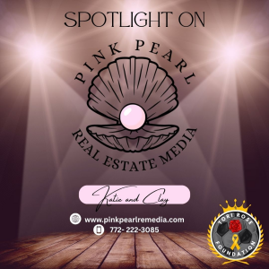 VICTORIA'S WARRIORS SPONSOR SPOTLIGHT Logo for Pink Pearl Real Estate Media