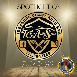 VICTORIA'S WARRIORS SPONSOR SPOTLIGHT Logo for Treasure Coast Auto Spa