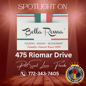 VICTORIA'S WARRIORS SPONSOR SPOTLIGHT Logo for Bella Roma Pizzeria- Bakery- Restaurant