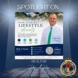 VICTORIA'S WARRIORS SPONSOR SPOTLIGHT Logo for Phillip A. Parisi REALTOR