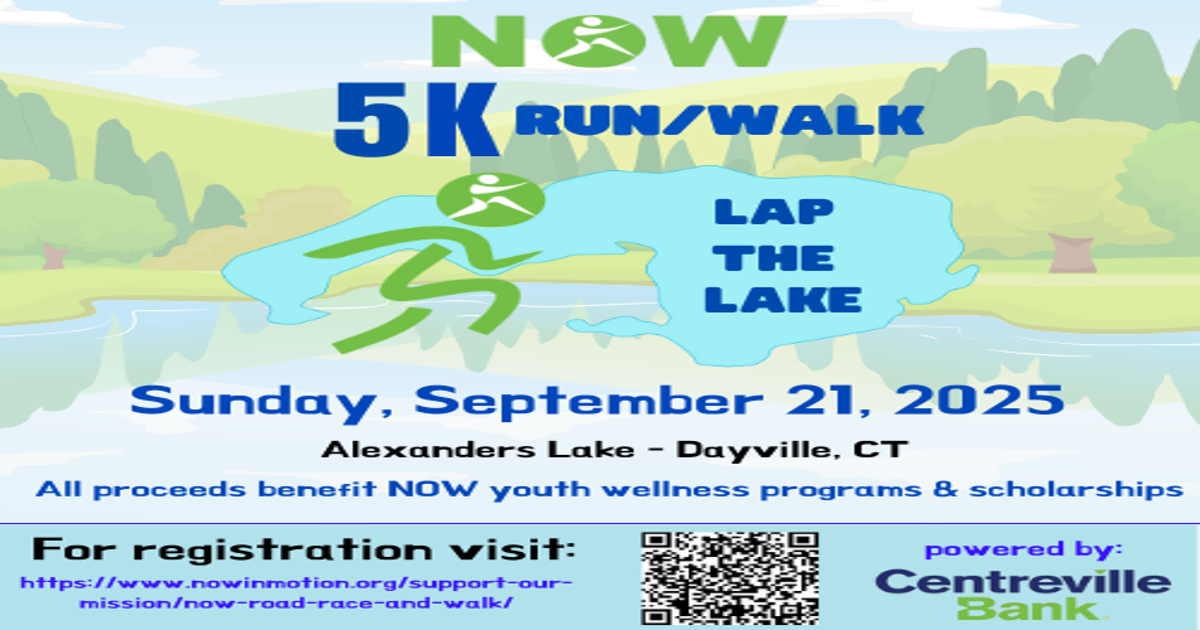 13th Annual NOW ~Lap The Lake~ 5k Walk & Run