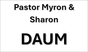Sponsor Logo for PASTOR MYRON & SHARON DAUM