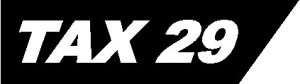 Sponsor Logo for TAX 29