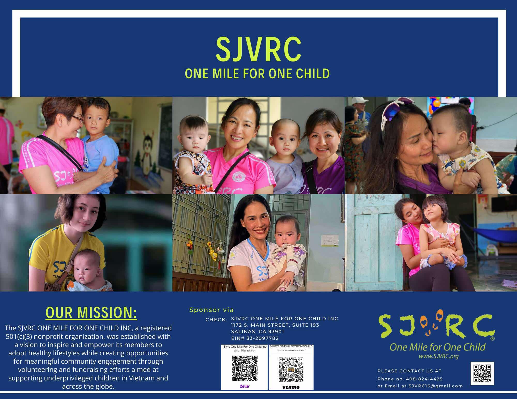 2nd Annual SJVRC ONE MILE FOR ONE CHILD Orange County Charity Run 2025