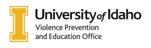 Logo for University of Idaho, Violence Prevention and Education Office