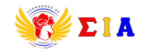 Logo for Hermanas of Hermandad de Sigma Iota Alpha Inc