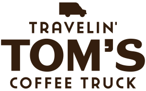 Sponsor Logo for Travelin Tom's Coffee