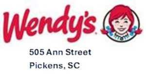 Sponsor Logo for Wendy’s Pickens