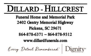 Sponsor Logo for Dillard Memorial Funeral Home