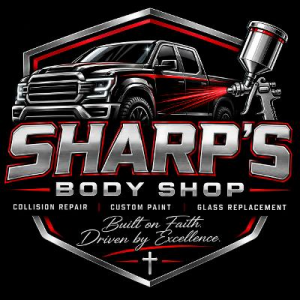 Sponsor Logo for Sharps Body Shop