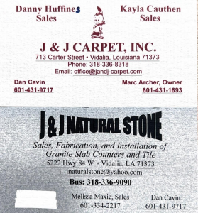 Sponsor Logo for J&J Carpet