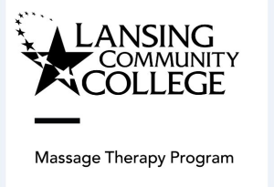 Sponsor Logo for Massage Therapy Program at Lansing Community College