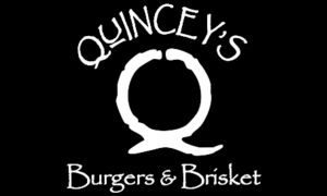 Sponsor Logo for Quincey's Burgers, & Brisket