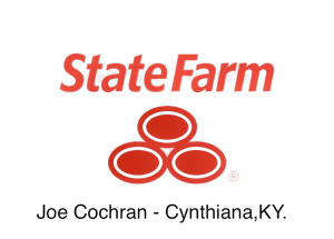 Sponsor Logo for State Farm-Joe Cochran- Cynthiana,KY.
