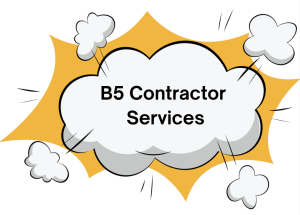 Sponsor Logo for B5 Contractor Services