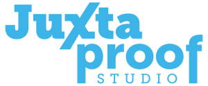 Logo for Juxtaproof Studio
