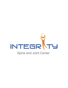 Sponsor Logo for Integrity Spine and Joint Center