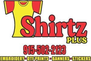 Sponsor Logo for SHIRTZ PLUS