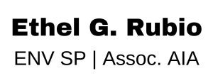 Sponsor Logo for Ethel G. Rubio, Assoc. AIA