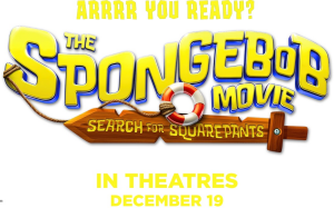 Logo for THE SPONGEBOB MOVIE: SEARCH FOR SQUAREPANTS