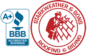 Sponsor Logo for Starkweather & Sons Roofing & Siding