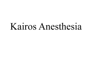 Sponsor Logo for Kairos Anesthesia