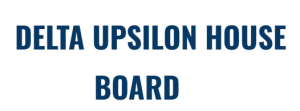 Sponsor Logo for Delta Upsilon House Board