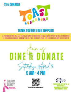 Sponsor Logo for Toast - Cedarburg