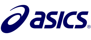 Sponsor Logo for Asics is the Official Footwear Sponsor