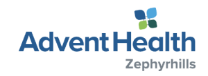 Sponsorship Logo for AdventHealth Zephyrhills