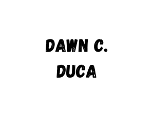 Sponsor Logo for Dawn C. Duca