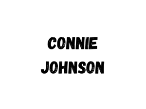 Sponsor Logo for Connie Johnson