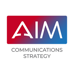 Sponsor Logo for AIM Communications Strategy
