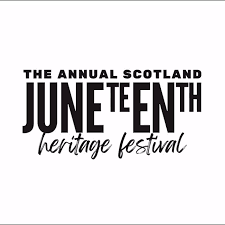 Logo for The Annual Scotland Juneteenth Heritage Festival