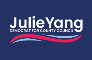 Logo for Julie Yang, Democrat for County Council, District 1